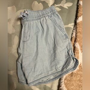 The Children's Place Light Blue Girls 14 XL Elastic Waist Shorts